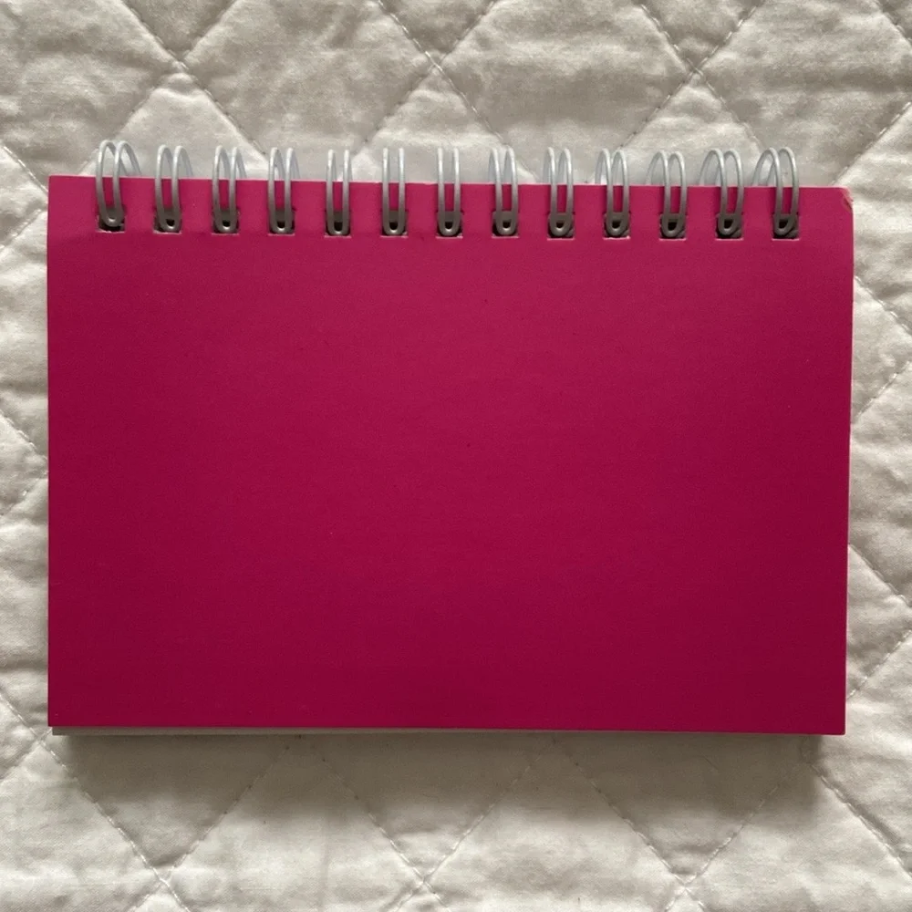 Vera Bradley Cupcake Pink Office Campus Notepad Agenda Planner With New Gel Pen